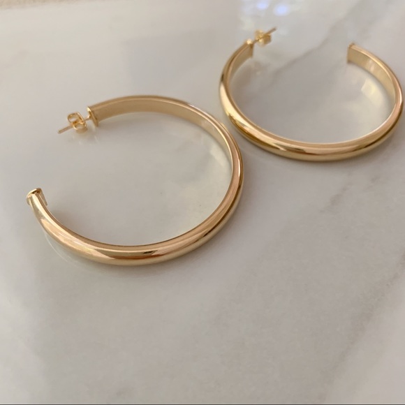 11thstreet Jewelry - Vestry Hoops | 18k Gold Filled